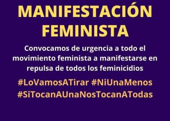 Convocadas movilizaciones feministas en todo el país tras los últimos feminicidios: 11-J, a las 22 horas