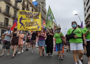 Cientos de personas recorren el centro de Barcelona para reivindicar la «liberación sexual y de género»