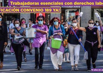 Se cumplen 10 años desde que la OIT aprobara el «Convenio 189 sobre el trabajo decente paras las trabajadoras y trabajadores domésticos»