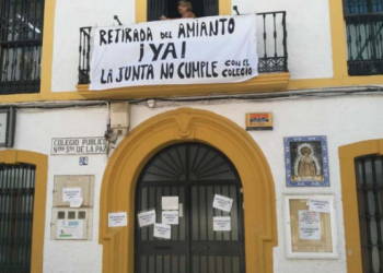 CGT reitera la urgencia de la retirada del amianto de los centros educativos de Andalucía