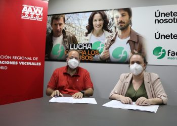FACUA Madrid y la Federación Vecinal firman un convenio de colaboración