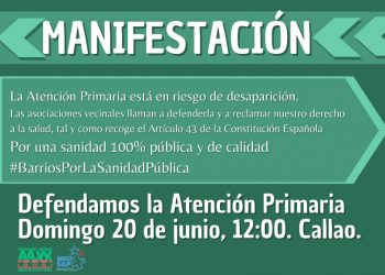 Este domingo, una gran Marea Blanca recorrerá el centro de Madrid: “Ayuso desmantela la Atención Primaria”