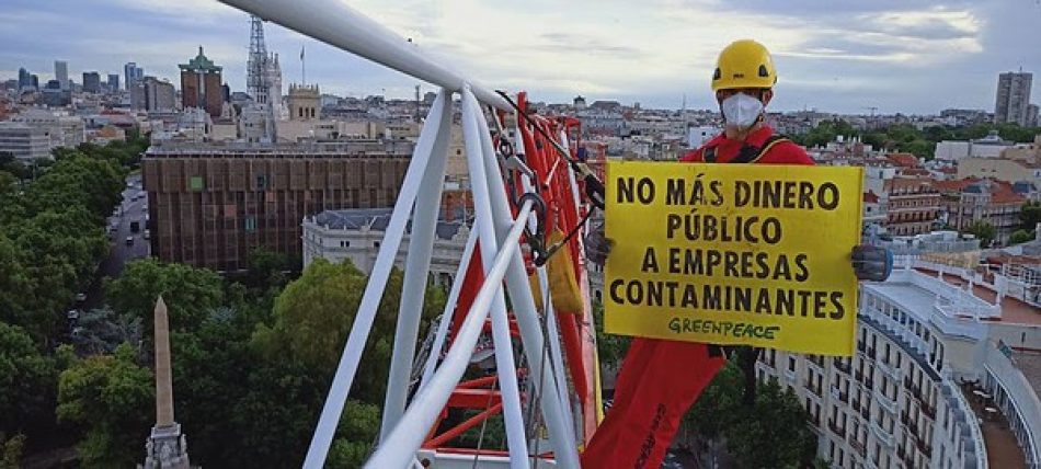 «El plan España Puede del Gobierno no garantiza una recuperación verde y justa»