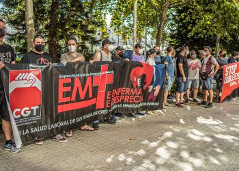Visto para sentencia el juicio por doble escala salarial en EMT València