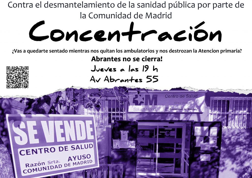 Concentración contra el cierre del centro de salud de Abrantes y en ...