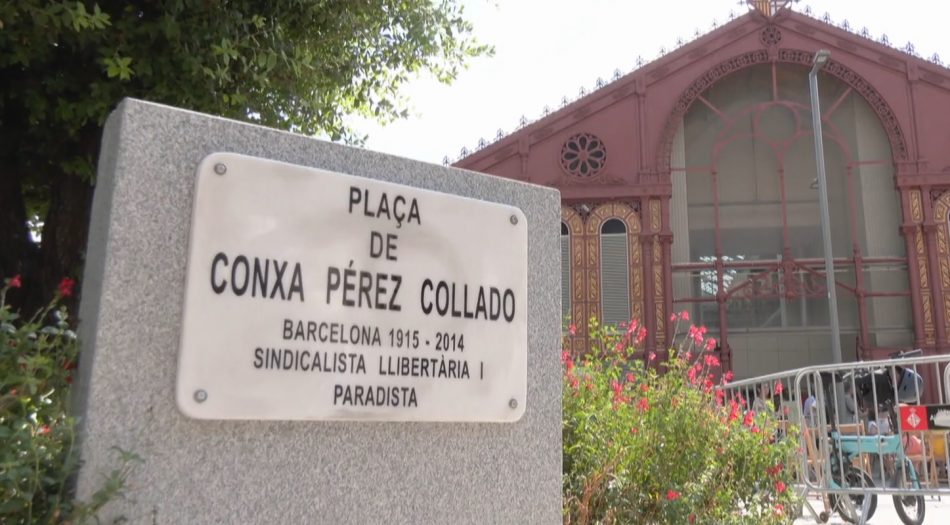 La histórica sindicalista Concha Pérez ya cuenta con una calle en el Eixample