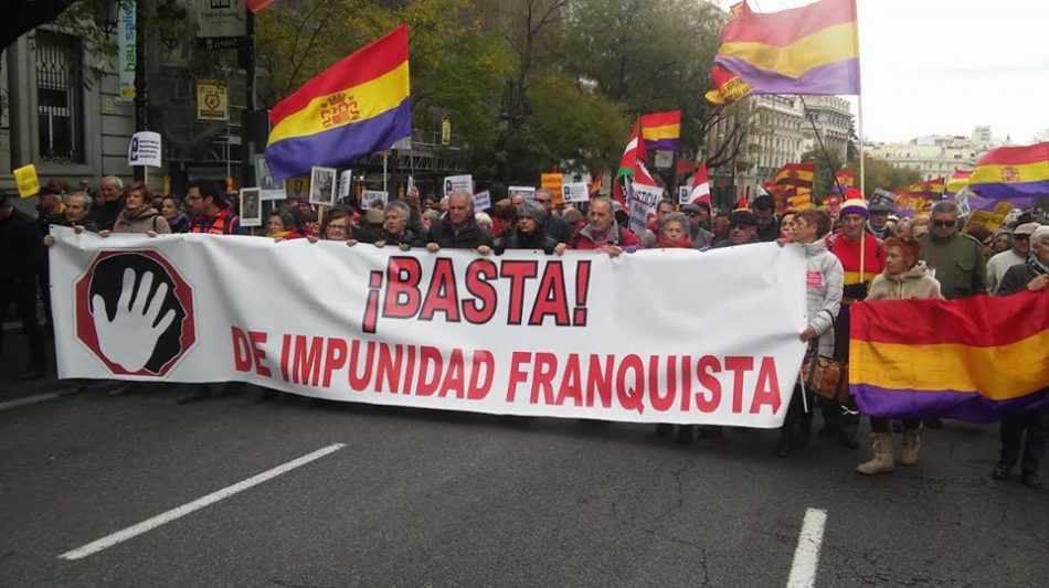 «Por una Ley de Memoria Democrática que ponga fin a la impunidad del franquismo»