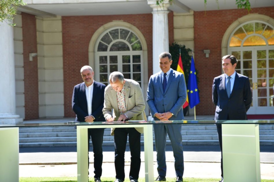 IU ve un “avance positivo” en el acuerdo de pensiones pero considera que se debe ir “más allá temas como el destope de la base máxima o en la futura negociación del factor de equidad”