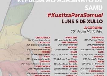 Más de 40 entidades LGTBI andaluzas se suman al dolor de familia y amigos de Samuel, asesinado este sábado en A Coruña