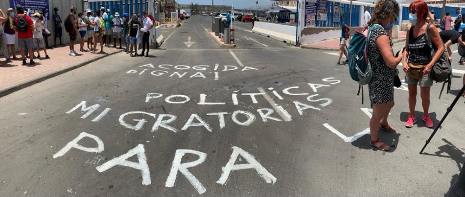 El Port d’Arguineguin i l’aeroport de Las Palmas de Gran Canàries, focus de les accions d’aquest dimarts de la Caravana Obrint Fronteres