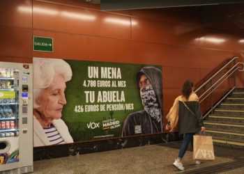 El TSJM avala el cartel de Vox porque 269 menores extranjeros «son un evidente problema social y político» para Madrid