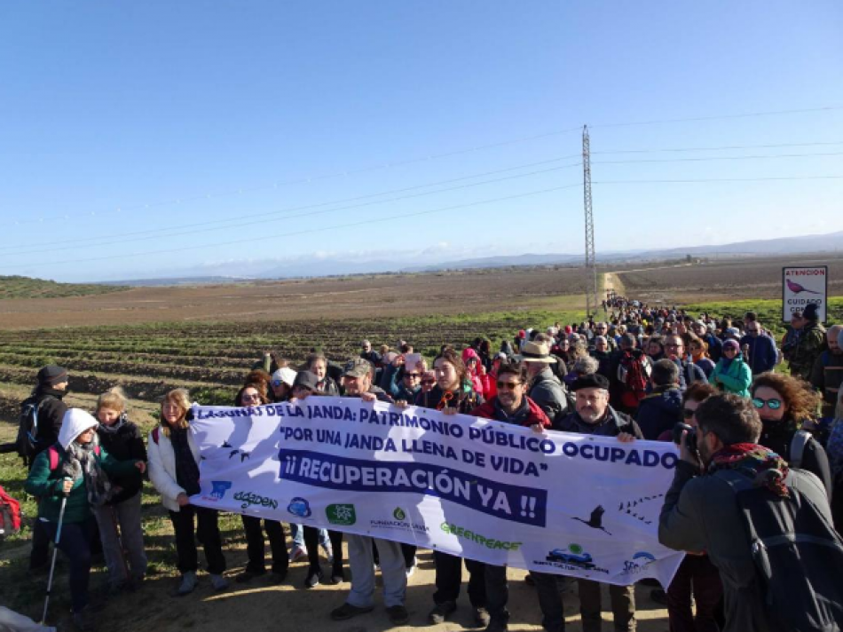 Fincas andaluzas cobran millones de la PAC por ocupar una laguna desecada de titularidad pública