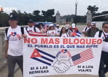 Caravanas contra el bloqueo de EEUU a Cuba llegan a Washington