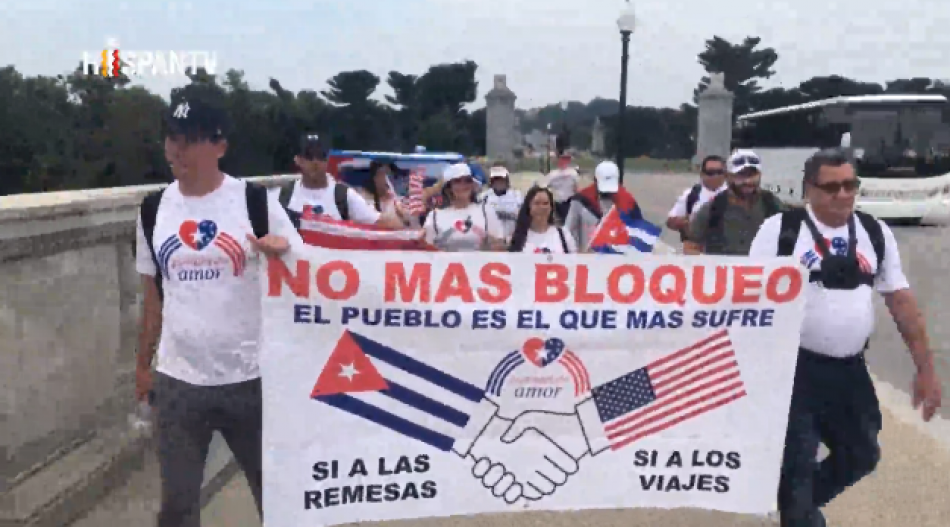Caravanas contra el bloqueo de EEUU a Cuba llegan a Washington