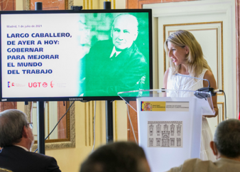 Yolanda Díaz: «Somos deudoras y deudores del legado de Largo Caballero»