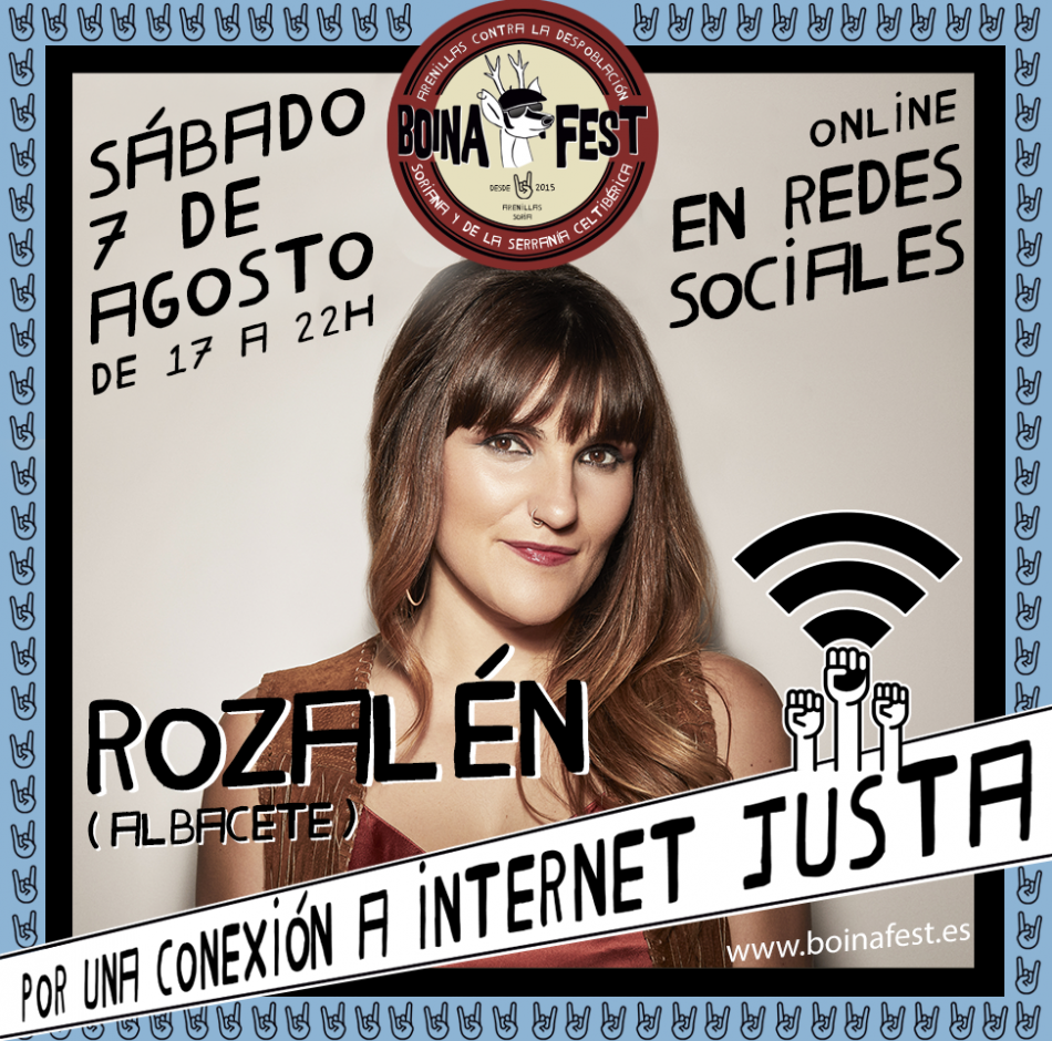 Este sábado se celebra el Boina Fest con Rozalén al frente de la lucha contra la despoblación y por una conexión a Internet justa