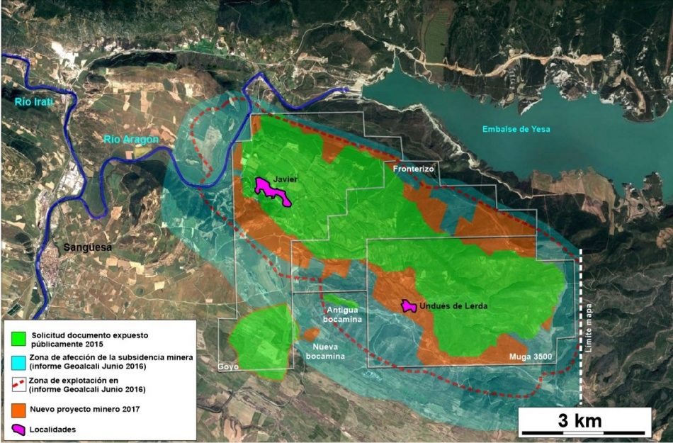 El PCE-EPK Navarra y el PCE Aragón solicitan la paralización de la Mina Muga