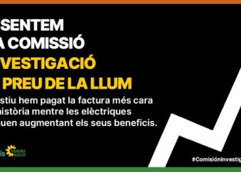 Más País y Compromís piden en el Congreso una comisión de investigación sobre el precio de la luz