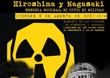 Concentración antinuclear en Córdoba en el aniversario de las bombas atómicas de Hiroshima y Nagasaki