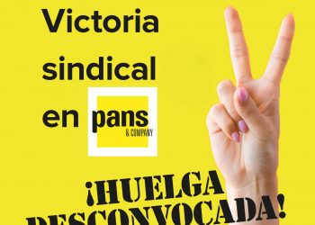 Victoria sindical para CNT València en Pans&Company