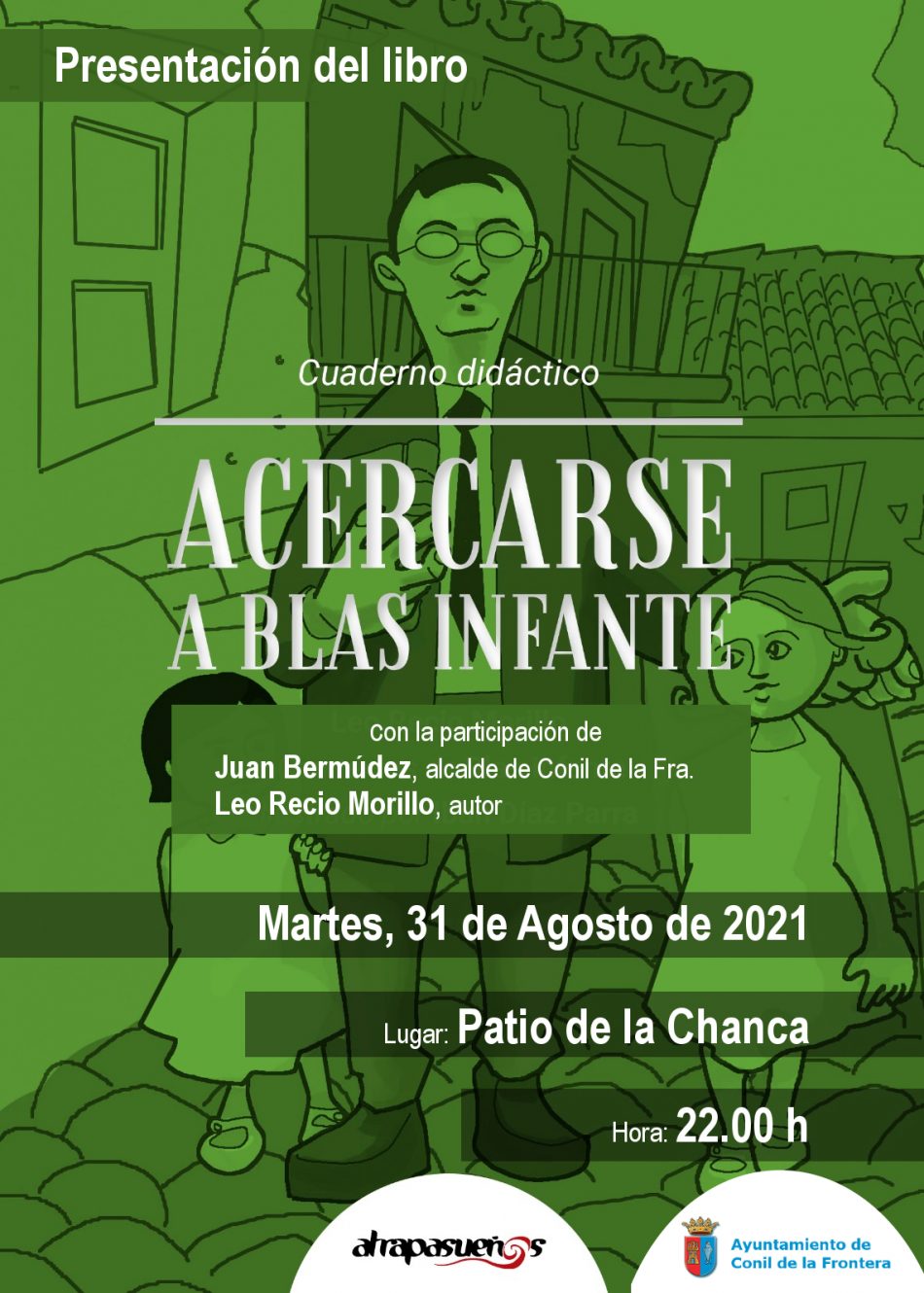 Presentación en Conil de «Acercarse a Blas Infante», un cuaderno didáctico para combatir la desmemoria en Andalucía