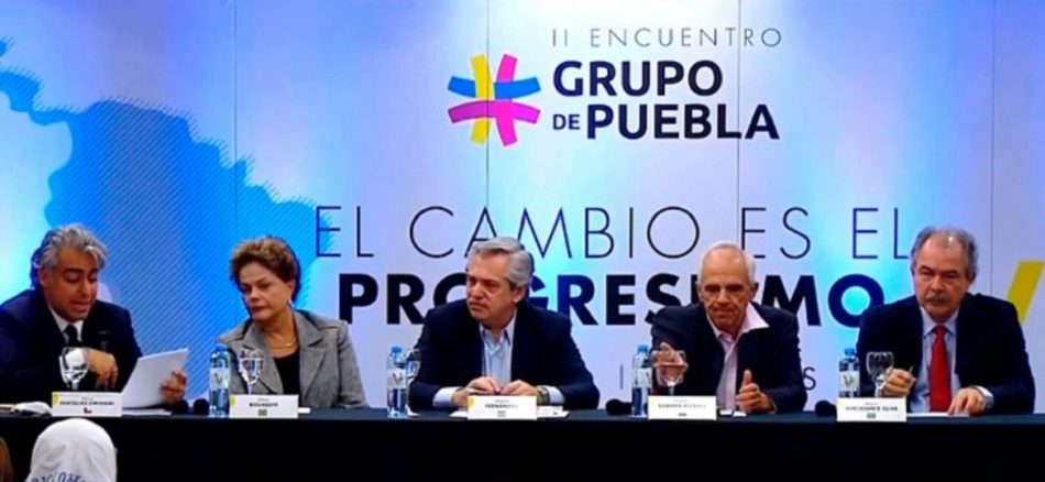 El Grupo de Puebla exige el fin del bloqueo a Cuba