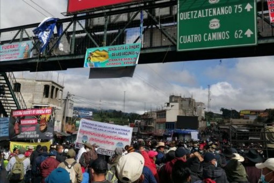 Movimientos sociales convocan a nuevas protestas en Guatemala