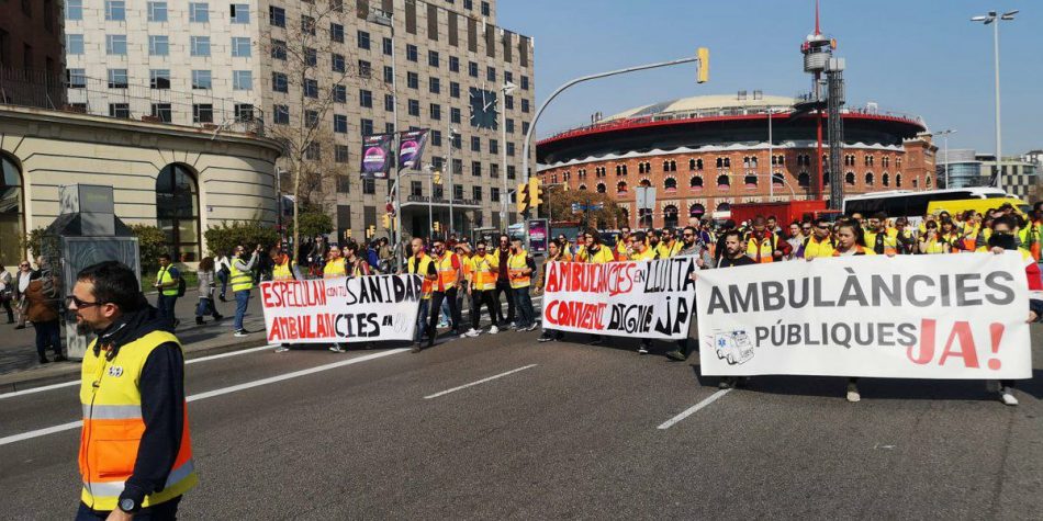 Teixim per portar a terme la internalització del servei d’ambulàncies i del 061