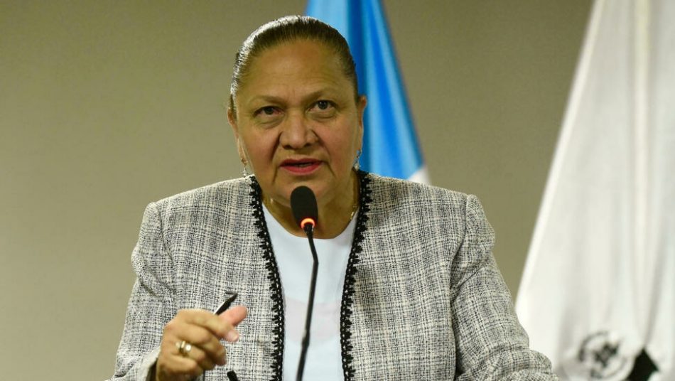 Piden la renuncia de la fiscal general de Guatemala por corrupción
