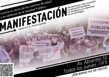 Nueva manifestación desde el Centro de Salud Abrantes (Madrid)