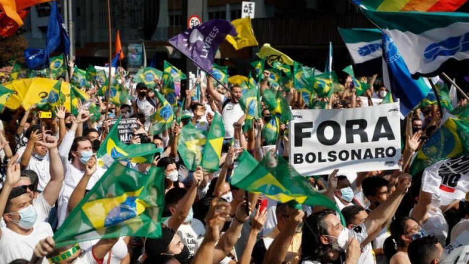 Continúan las movilizaciones en Brasil para exigir la destitución de Bolsonaro