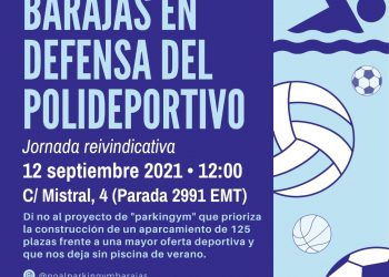 El Ayuntamiento de Madrid cambia la piscina de verano por un parking de 125 plazas en el nuevo polideportivo de Barajas