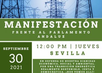 FACUA Andalucía se suma a la movilización de este 30 de septiembre por una transición energética justa