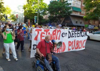 Nueva marcha vecinal en el distrito madrileño de Tetuán para reclamar la reapertura del Centro de Salud de Villaamil