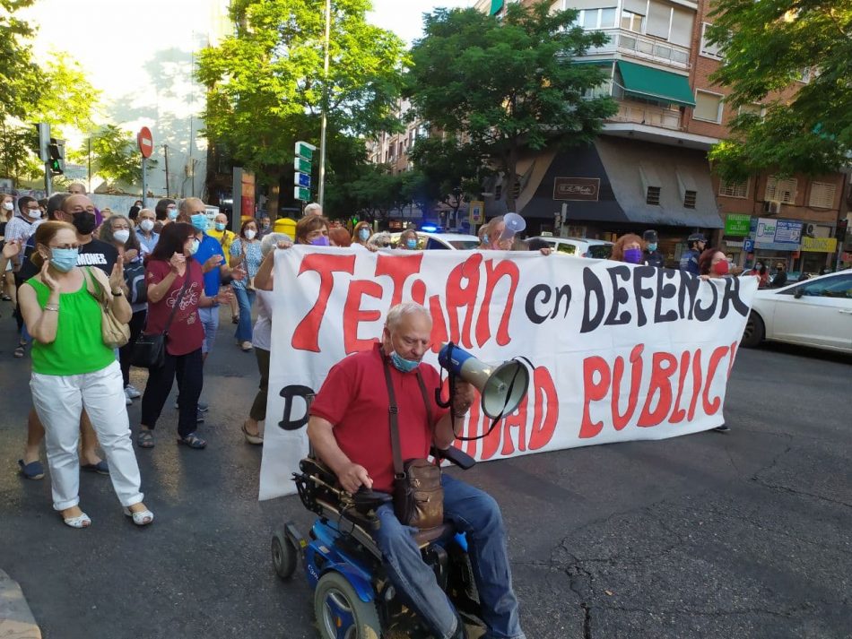 Nueva marcha vecinal en el distrito madrileño de Tetuán para reclamar la reapertura del Centro de Salud de Villaamil
