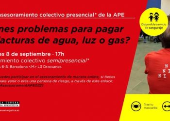 Volvemos con los asesoramiento colectivos ¿Tienes problemas para pagar tus facturas de agua, luz o gas?