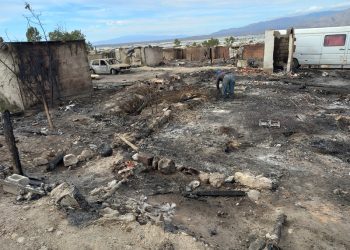 Otro incendio en el poblado de trabajadores del campo en Atochares – Níjar