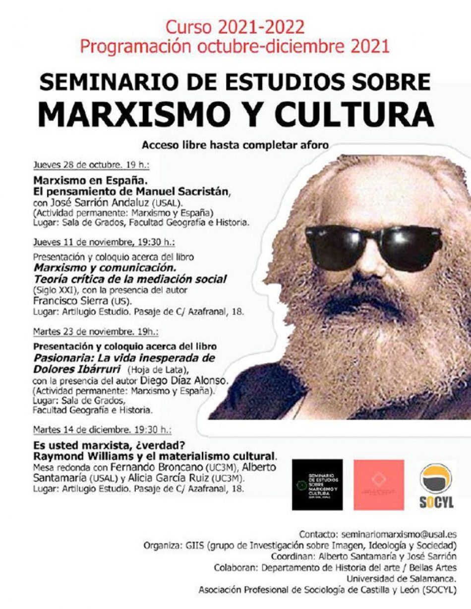 Nace un Seminario de estudios sobre marxismo y cultura en la Universidad de Salamanca
