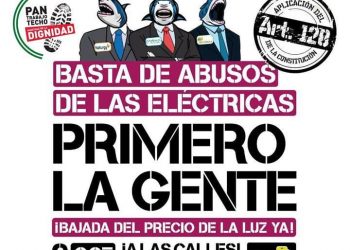 6 de octubre: «Basta de abusos de las eléctricas. Primero la gente»