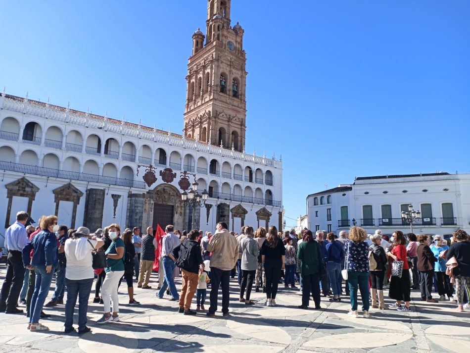 Las manifestaciones en Extremadura por un tren convencional de calidad reclaman 16 medidas para no aislar a los pueblos