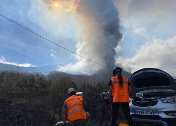 La isla de La Palma sufre un nuevo derrumbe en el flanco norte de la Cumbre Vieja