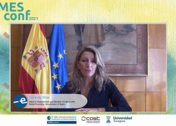 Yolanda Díaz sitúa la Economía Social como motor de transformación y alternativa solidaria y de cohesión para los jóvenes