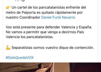 Els feixistes de Vox atempten contra la campanya Reciprocitat Ara!