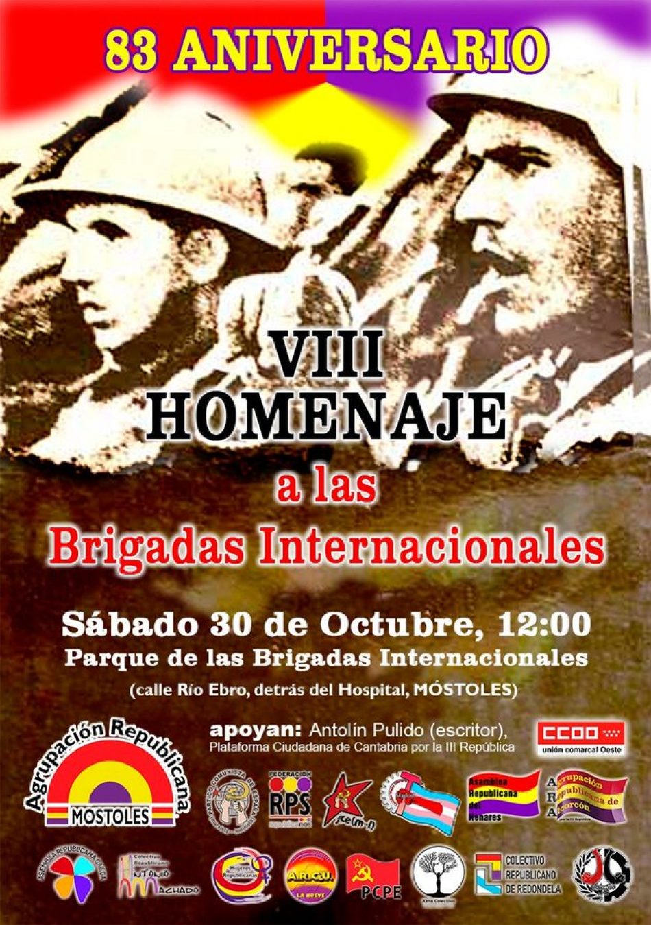 VIII Homenaje a las Brigadas Internacionales en Móstoles