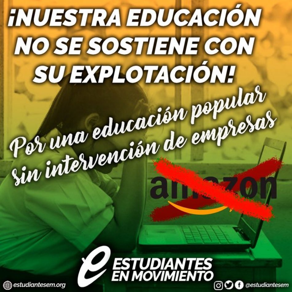 Estudiantes denuncian las donaciones de Amazon a centros educativos como una “estrategia de marketing”