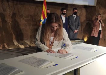 Aïda Llauradó (En Comú Podem) denuncia la demagògia sobre les obres públiques anunciades per Albiol