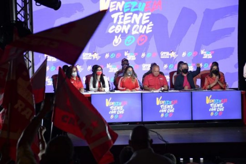 El PSUV arranca su campaña de cara a las elecciones regionales de Venezuela