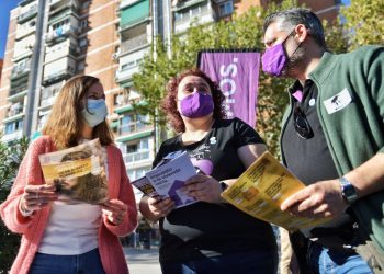 Ione Belarra busca impulsar la actividad de Podemos en las calles para «reinvidicar los avances en luz y vivienda»