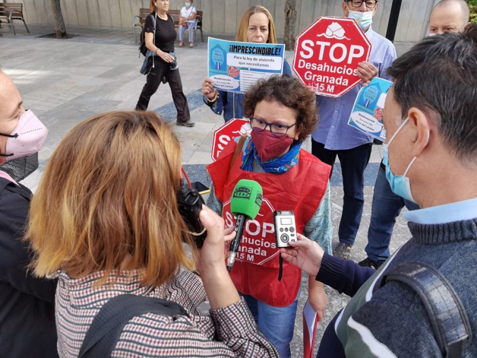 «Aplicación del artículo 47 de la Constitución Española. Ni gente sin casa, ni casas sin gente»