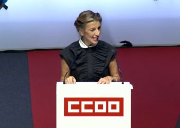 Yolanda Díaz reafirma su compromiso con la derogación de la Reforma Laboral en el XII Congreso de CCOO